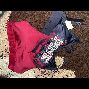 Two PINK Victoria Secret Sports Bras🌸